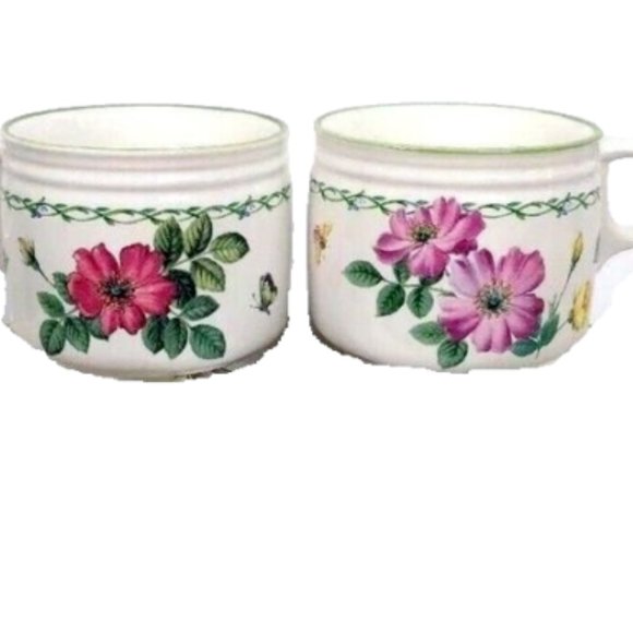 Floral Coffee Mugs, Studio Nova Garden Bloom Mugs Set 3 - Picture 4 of 4